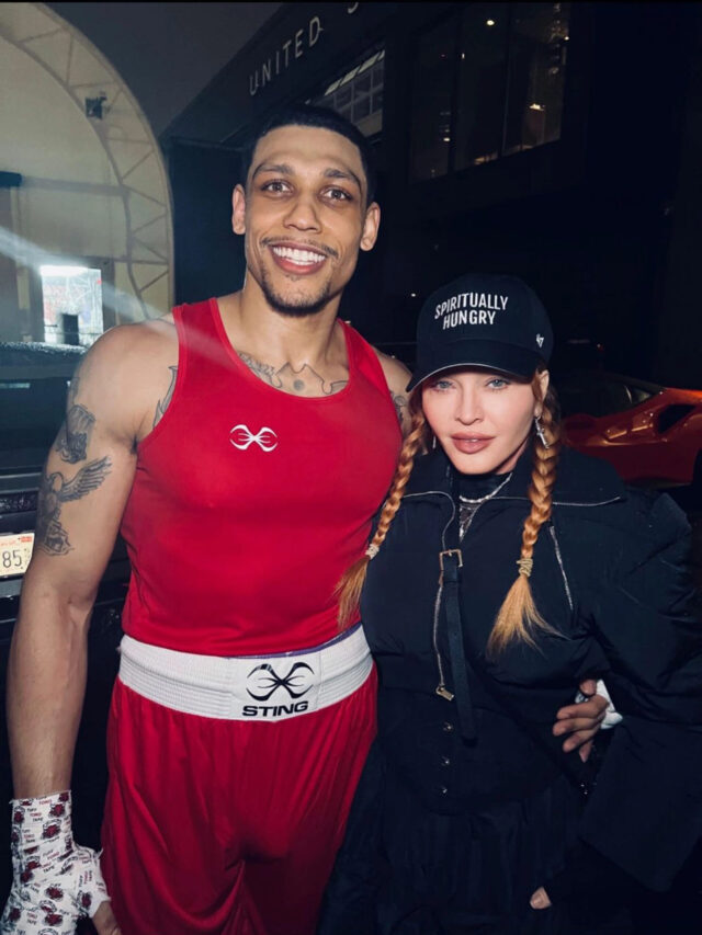Madonna Kisses Boxer Josh Popper, Seemingly Confirming Their New Romance